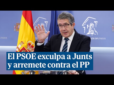 El PSOE exculpa a Junts y arremete contra el rechazo del PP a sus decretos: Han perdido el norte