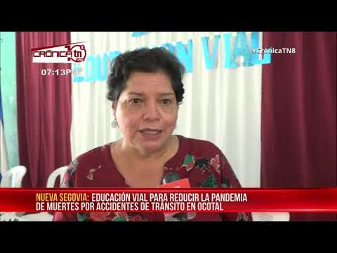 Educación vial para reducir accidentes de tránsito en Nueva Segovia – Nicaragua