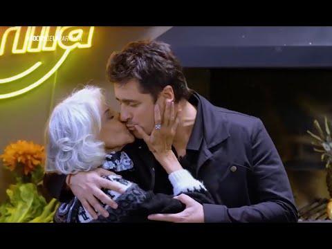 Gabriela Hernández piropeó y besó a Jorge Zabaleta. Socios de la Parrilla, 2023