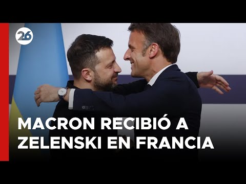 FRANCIA | Macron recibió a Zelenski