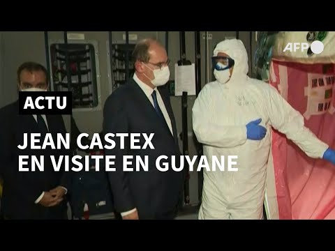 Coronavirus: arrivée en Guyane de Jean Castex, qui visite un avion médicalisé | AFP Images