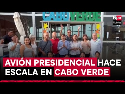Avión presidencial realiza escala en Cabo Verde para recoger a peruanos que escaparon de Israel