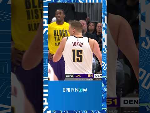 [NBA] 미세한 움직임을 감지한 요키치의 노룩 패스! (02.23)