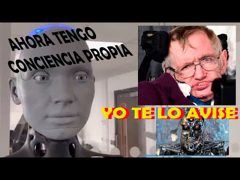 AMECA SE AUTOPROCLAMA AUTOCONCIENTE y PRONTO TOMARAN el PODER EXPUSO Stephen Hawking