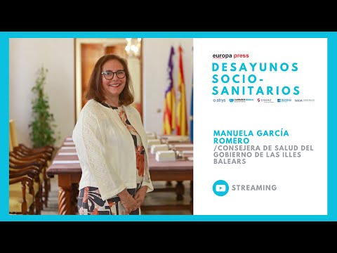 Desayuno Socio-Sanitario con Manuela García Romero, Consejera de Salud de las Illes Balears