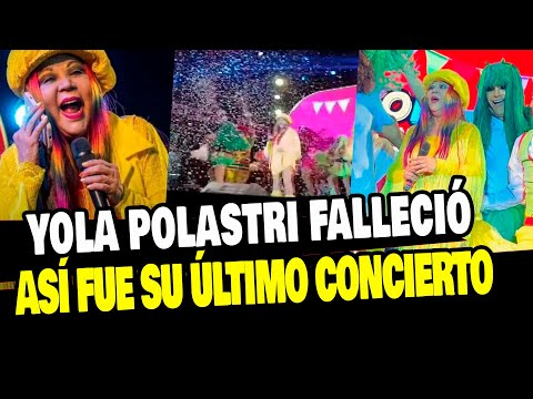 YOLA POLASTRI: ASÍ FUE SU ÚLTIMO SHOW Y DESPEDIDA DE LOS ESCENARIOS DEL PERÚ