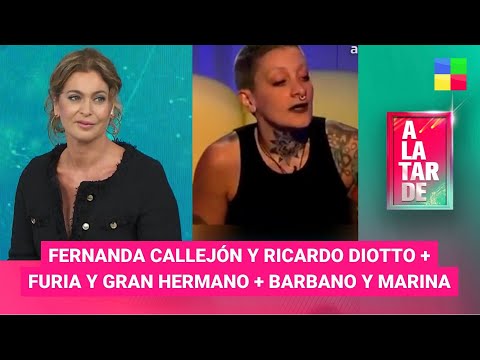 Fernanda Callejón y Ricardo Diotto +Furia y Gran Hermano+Barbano y Marina#ALaTarde|Programa(19/6/24)