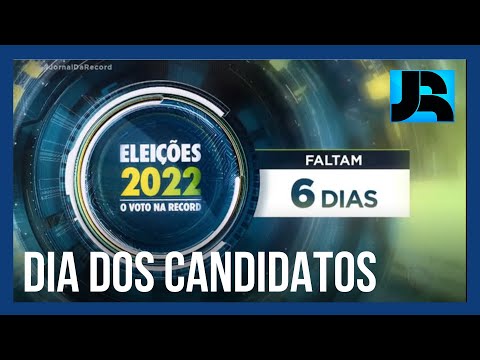 Eleições 2022: confira como foi a agenda dos candidatos à Presidência a seis dias do primeiro turno