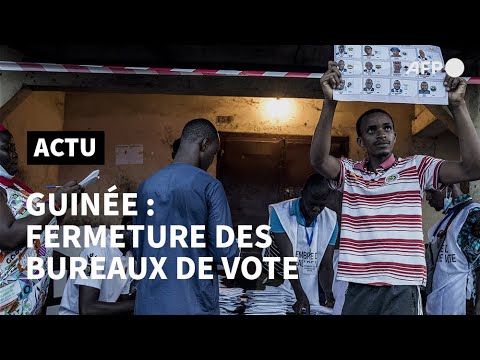 Présidentielle en Guinée : fermeture des bureaux de vote | AFP Images