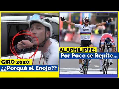 CICLISMO ? Acción Polémica de VALERIO CONTI en GIRO 2020 - ALAPHILIPPE vence a VAN DEL POEL pero...