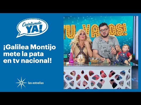 Tu-vasos: ¡Galilea Montijo vuelve a cometer error en tv nacional! | Cuéntamelo Ya!.. Al fin