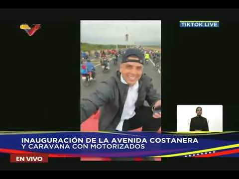 Maduro inaugura Av Costanera de Anzoátegui, 29 de junio de 2024