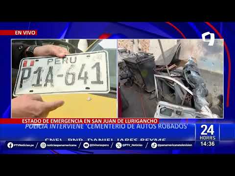 Intervienen falso taller y recuperan autos robados en San Juan de Lurigancho (1/2)