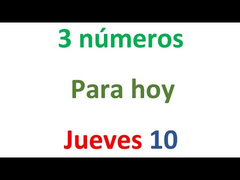 3 números para el Jueves 10 de Octubre, El campeón de los números