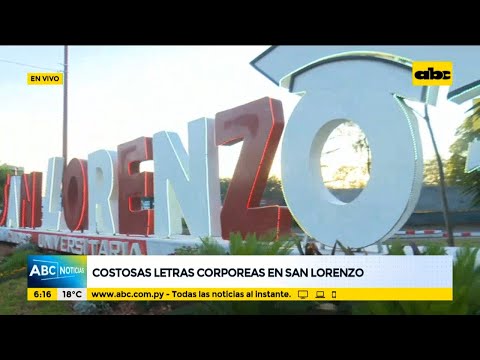 Indicios de sobrefacturación de letras corpóreas en San Lorenzo