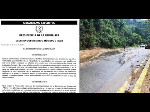 Ejecutivo decretó Estado de Calamidad en ocho departamentos