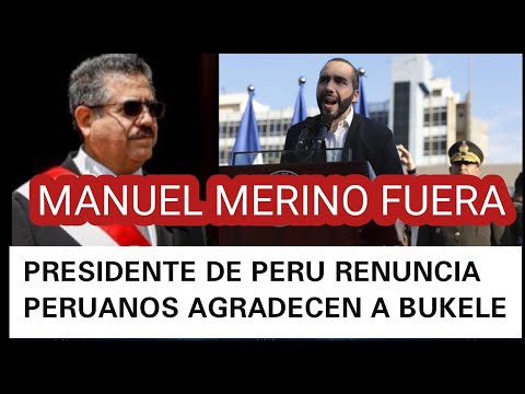 presidente de peru renuncia y peruanos agradecen a nayib