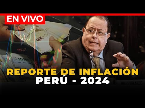 Julio Velarde presenta REPORTE DE INFLACIÓN del PERÚ desde el BCRP | EN VIVO | El Comercio