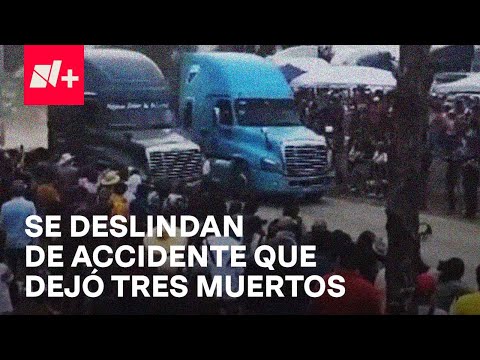 Arrancones de tráileres dejan 3 muertos: Autoridades de Epazoyucan, Hidalgo, se deslindan - En Punto
