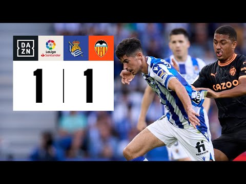 Real Sociedad vs Valencia CF (1-1) | Resumen y goles | Highlights LaLiga Santander