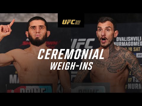 UFC 311: Ceremonial Weigh-In