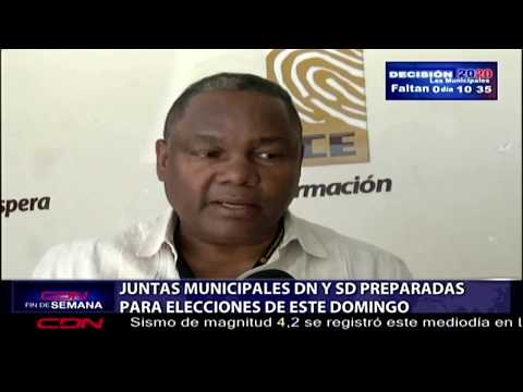 Juntas del Distrito Nacional y Santo Domingo listas para las elecciones de este domingo