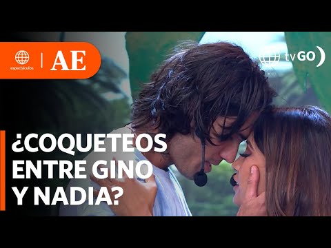 Gino y Nadia aclaran los rumores de coqueteos | América Espectáculos (HOY)