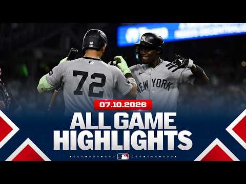 하이라이트 from ALL GAMES on 7/10 (Chisholm Jr.s go-ahead homer, Okamotos historic HR and MORE!)