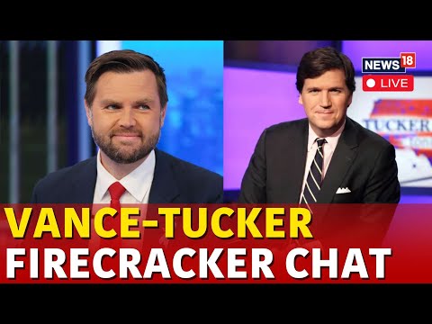 JD Vance LIVE | JD Vance And Tucker Carlson Chat In Hershey | US Elections 2024 | US News | N18G