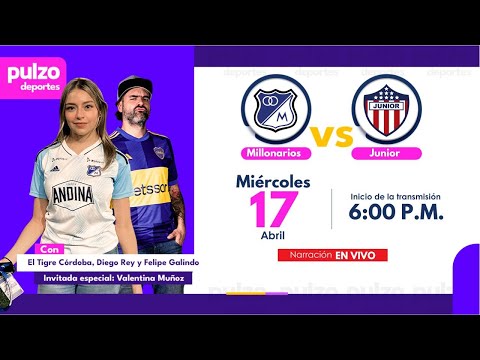 EN VIVO: Millonarios vs Junior- Liga BetPlay Dimayor | Pulzo Deportes
