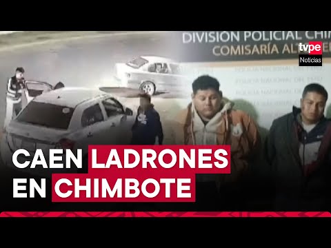 Chimbote: Policía Nacional detiene a dos delincuentes tras feroz balacera