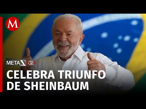 Lula da Silva, presidente de Brasil, felicita a Sheinbaum por triunfo