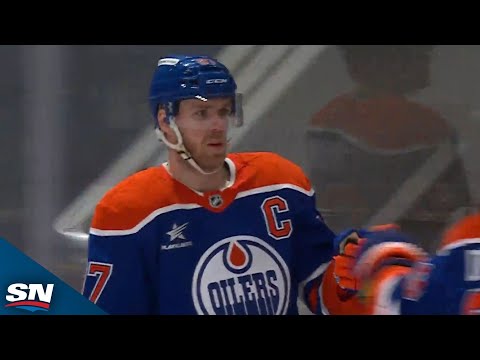Oilers Connor McDavid Turns On The Jets To Close Out First Period With Beautiful Goal