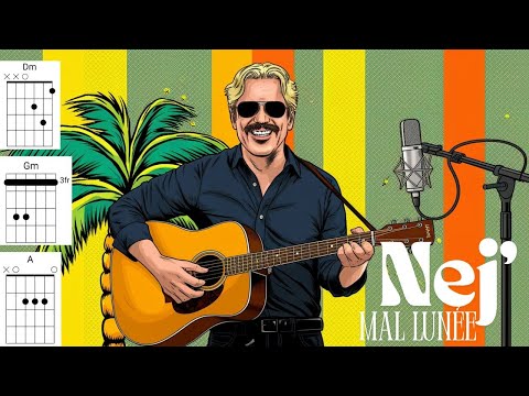 Nej' – MAL LUNÉE | Guitar Tutorial (Chords + Strumming | No Tabs)