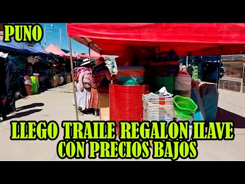 TRAILER REGALON CARGADO CON TODO PARA EL HOGAR LLEGO HASTA ILAVE-PUNO..