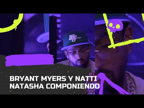 BRYANT MYERS Y NATTI NATASHA COMPONIENDO JUNTOS #nattinatasha #bryantmyers #bryantmayers