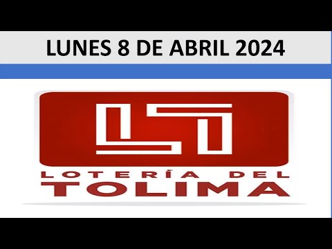 LOTERIA DEL TOLIMA del LUNES 8 de Abril 2024 RESULTADO PREMIO MAYOR #loteriadeltolima
