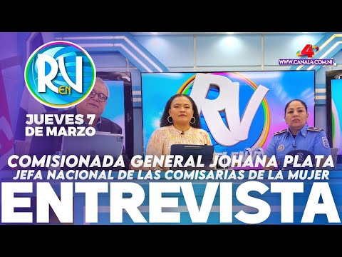 Comisionada General Johana Plata en la Revista En Vivo – 7 de marzo del 2024