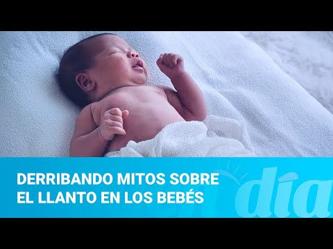 Derribando mitos sobre el llanto en los bebés