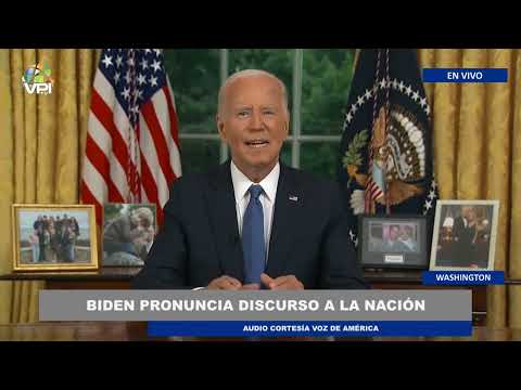 Biden explica a la nación la razón de su renuncia a la candidatura presidencial - En Vivo | 24Jul