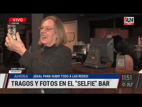 Visitamos un selfie bar en vivo