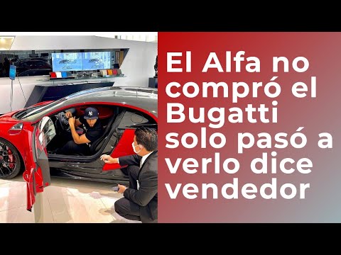 Vendedor explica Alfa el jefe no ha comprado el Bugatti solo pasó a verlo