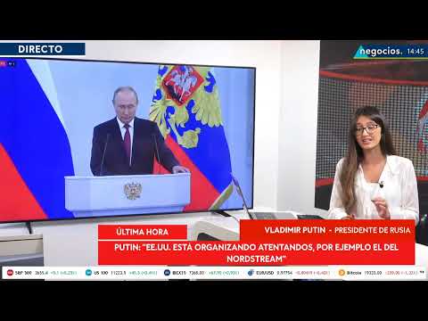 Última hora: Putin culpa a EEUU de lo que ha sucedido en el Nord Stream
