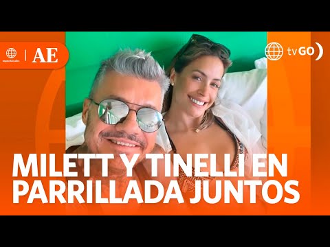 Milett Figueroa y Marcelo Tinelli en parrillada juntos | América Espectáculos (HOY)