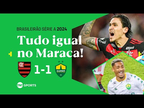 PEDRO CRAVA DE NOVO, MAS FLAMENGO FICA NO EMPATE EM CASA | FLAMENGO 1X1 CUIABÁ