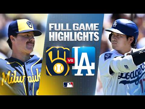 밀워키 브루어스 vs LA 다저스: 공식 풀 경기 하이라이트 (8월 16) | 2026 MLB 시즌