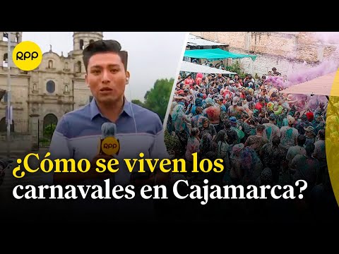 Cajamarca vive la fiesta de sus carnavales 2024