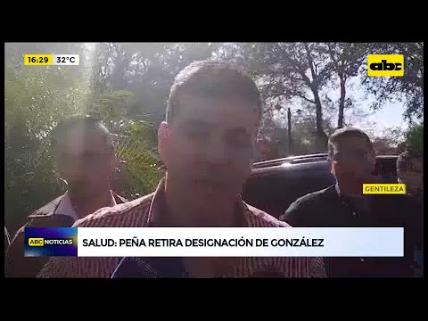 Salud: Santiago Peña retira designación de Felipe González tras polémicas declaraciones