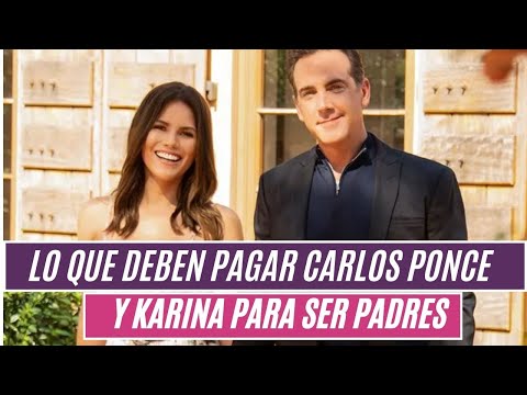 ??Lo que deben pagar CARLOS PONCE y  KARINA apara ser padres