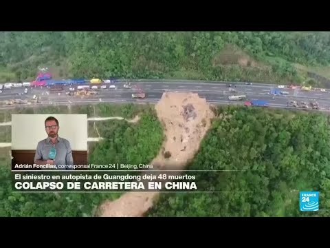 Informe desde Beijing: al menos 48 muertos por derrumbe del tramo de una carretera en Cantón